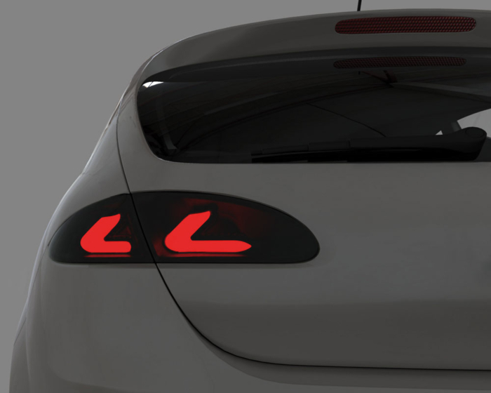 LED Rückleuchten Seat Leon 1P 05-09 schwarz/rauch
