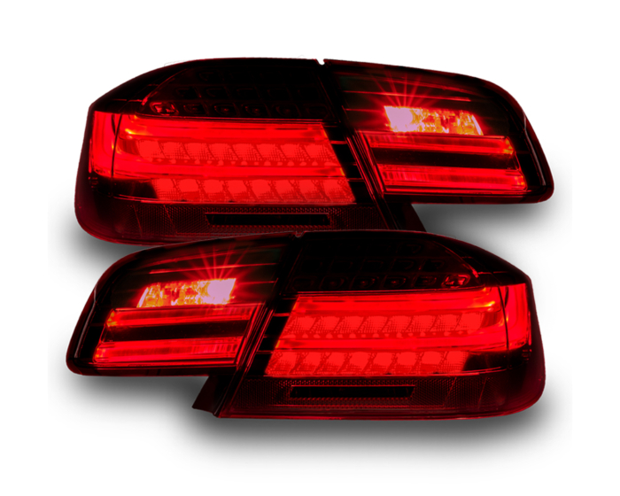 Pilotos traseros LED BMW Serie 3 E92 Coupe 05-09 rojo/humo - Imagen 4