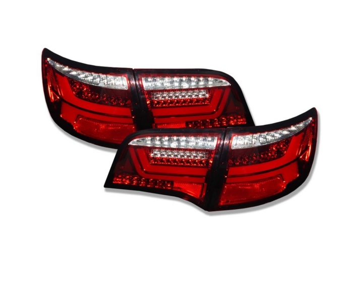 Luzes traseiras LED Audi A6 4F C6 Avant / Allroad 04-11 com indicador dinâmico vermelho/claro - Imagem 2