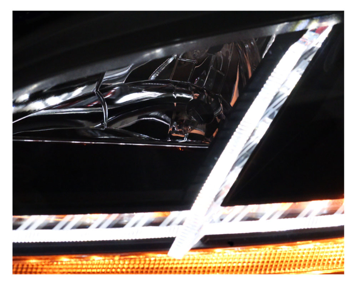 LED Tagfahrlicht-Scheinwerfer Audi TT 8J 06-11 schwarz mit dynamischem Blinker für Modelle mit Xenon – Bild 5