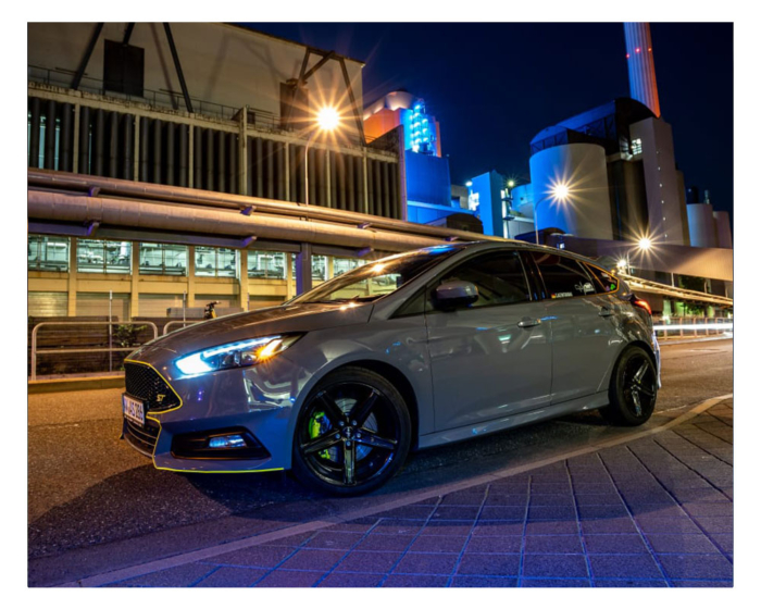 Faros diurnos LED Ford Focus MK3 Facelift 15-18 con indicador dinámico negro - Imagen 8