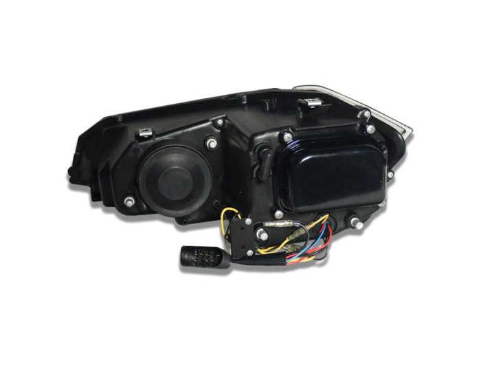 Fari di design VW Polo 6 VI (2G) 17+ neri con indicatori di direzione dinamici a LED - immagine 10
