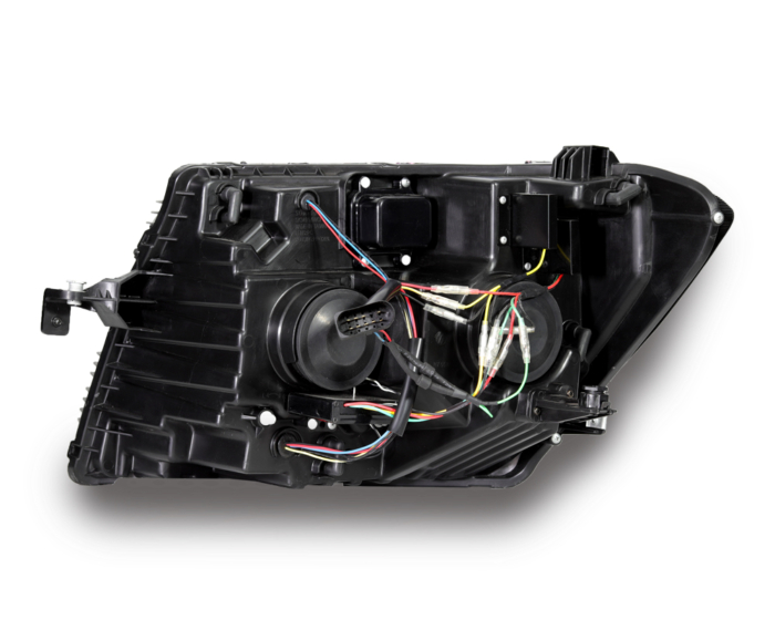 FULL LED faros de luz diurna VW Crafter SY, SX MAN TGE a partir de 2016 negro con indicador dinámico - Imagen 5