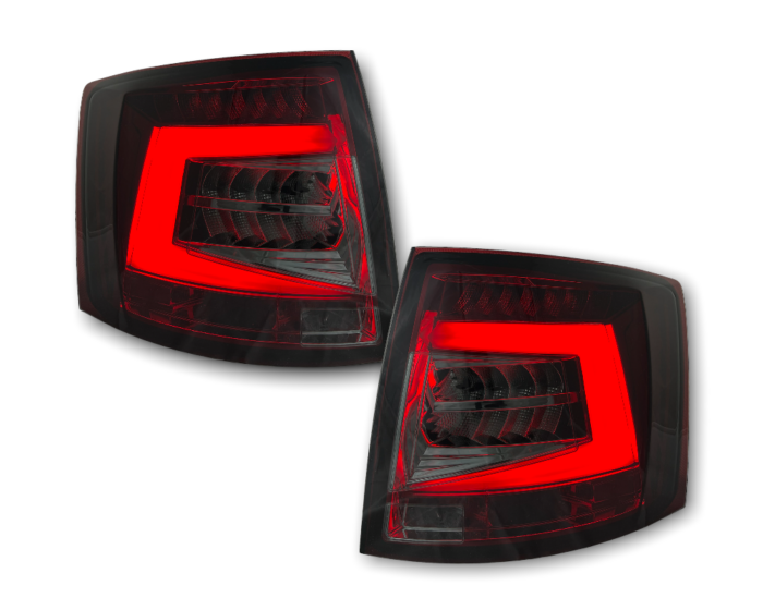 LED Rückleuchten Skoda Octavia 3 III 5E Combi 17-19 mit dynamischem Blinker rot/rauch für Original-LED