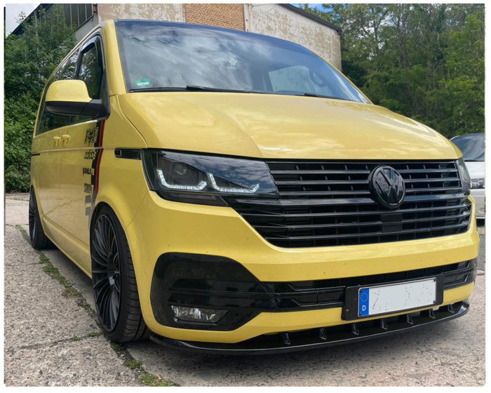 FULL LED světlomety pro denní svícení VW T6.1 z roku 2019 černé s dynamickým ukazatelem - Obrázek 7