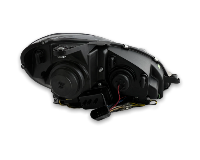 Lumini de zi cu LED faruri Mercedes Benz C-Class W204 11-15 negru - imagine 3