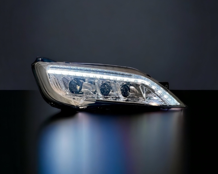 FULL LED дневни светлини Fiat Ducato, Jumper, Boxer, кемпер от 2014 г., хром с динамичен индикатор - Изображение 7