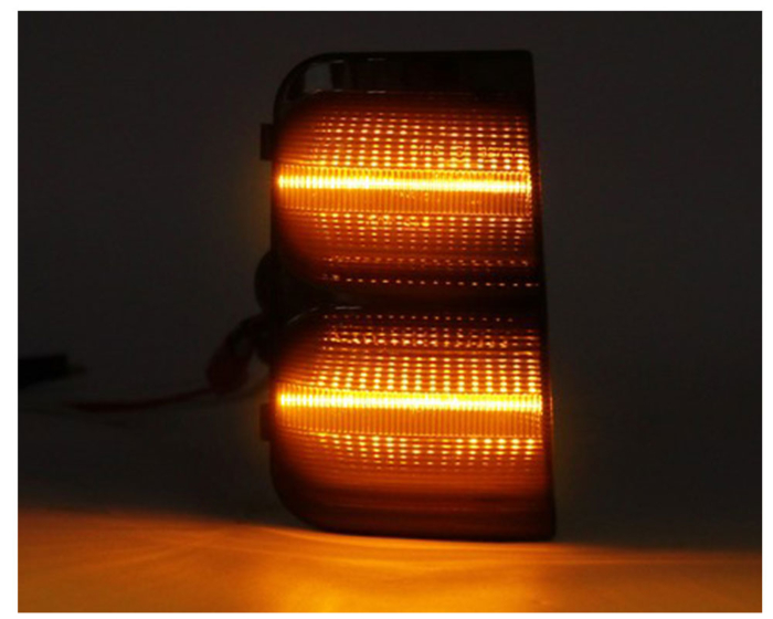 LED retrovisores dinámicos Fiat Ducato, Jumper, Boxer, autocaravana a partir de 2006 cromo/claro