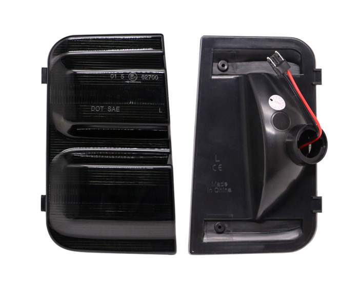 LED Spiegelblinker dynamisch Fiat Ducato, Jumper, Boxer, Wohnmobil ab 2006 schwarz/rauch – Bild 3
