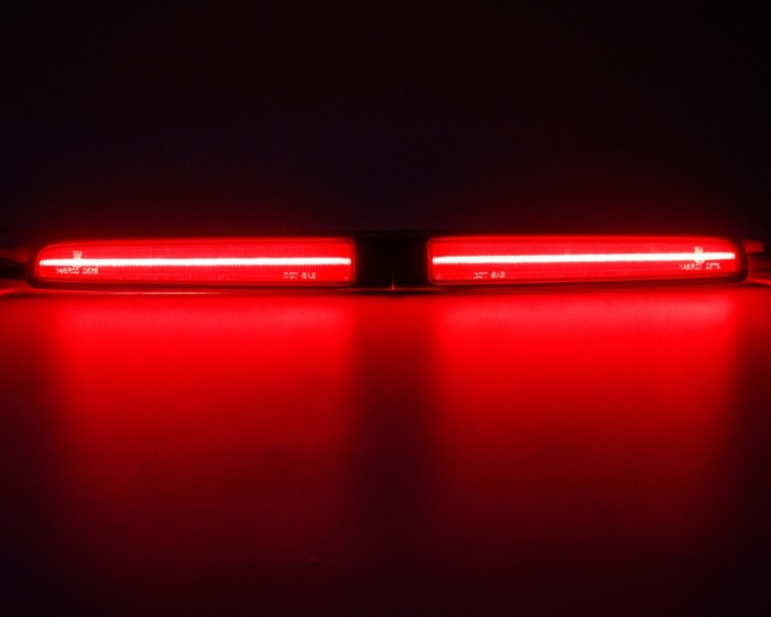 Φως φρένων LED VW T5 T6 Caravelle + Transporter gullwing πόρτα 03-19 μαύρο / καπνογόνο Lightbar