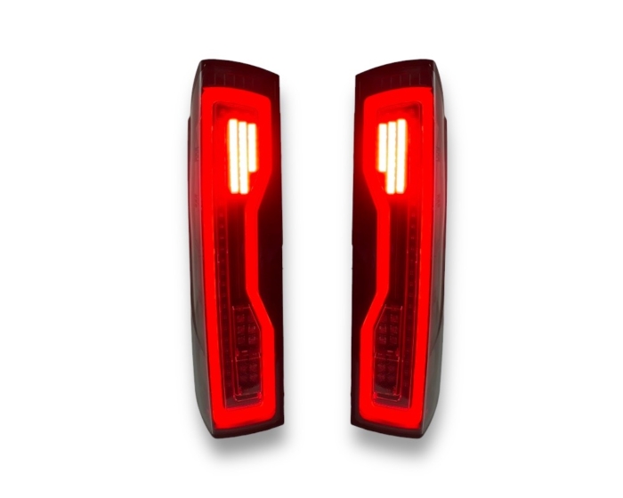 VOLL LED Rückleuchten mit Lightbar Fiat Ducato, Jumper, Boxer, Movano Wohnmobil ab 2006 schwarz mit LED Blinker + LED Bremsleuchte – Bild 6
