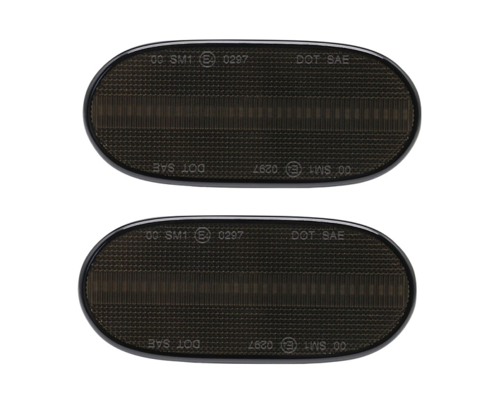 Luces de posición laterales LED Mercedes Benz Sprinter W906, autocaravana 06-13 negro/humo 6 unid. - Imagen 3