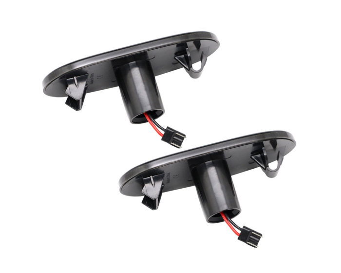 Luces de posición laterales LED Mercedes Benz Sprinter W906, autocaravana 06-13 negro/humo 6 unid. - Imagen 6