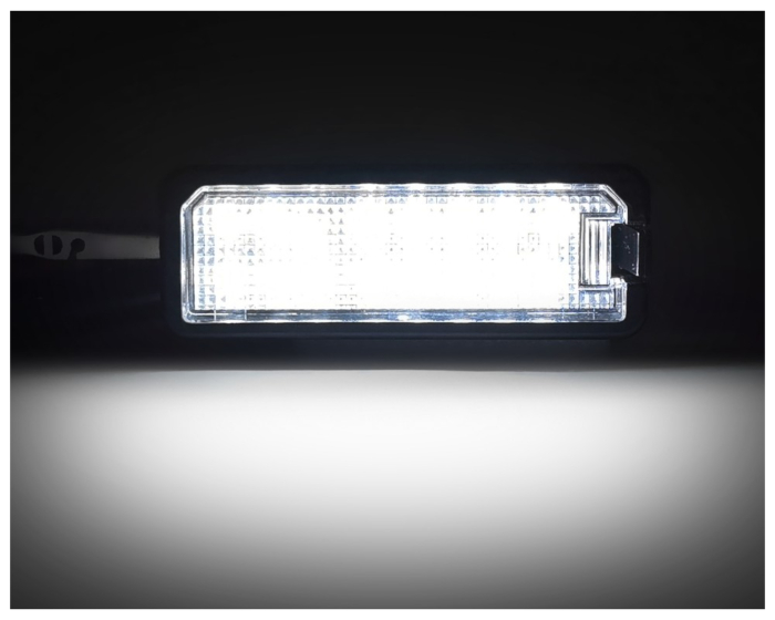 Iluminare cu LED pentru plăcuța de înmatriculare VW Crafter II SY SX, MAN TGE din 2016, camper van 2 buc.