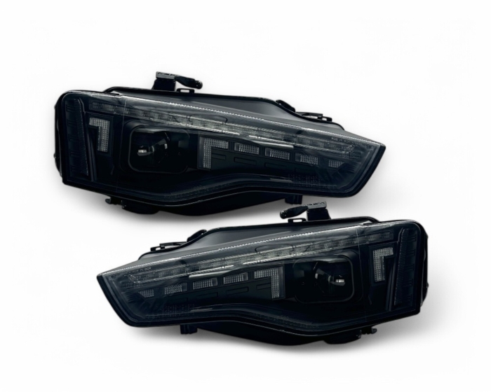 VOLL LED Scheinwerfer Audi A5 B8 8T Coupé+Cabrio+Sportback 12-17 schwarz für orig. Xenon – Bild 5