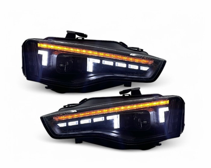 VOLL LED Scheinwerfer Audi A5 B8 8T Coupé+Cabrio+Sportback 12-17 schwarz für orig. Xenon
